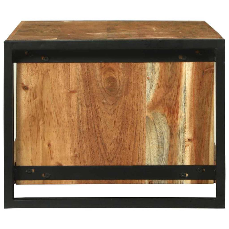 vidaXL Dohányzóasztal Barna 120 x 50 x 38 cm tömör akácfa