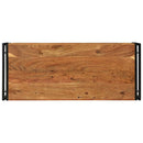 vidaXL Dohányzóasztal Barna 120 x 50 x 38 cm tömör akácfa