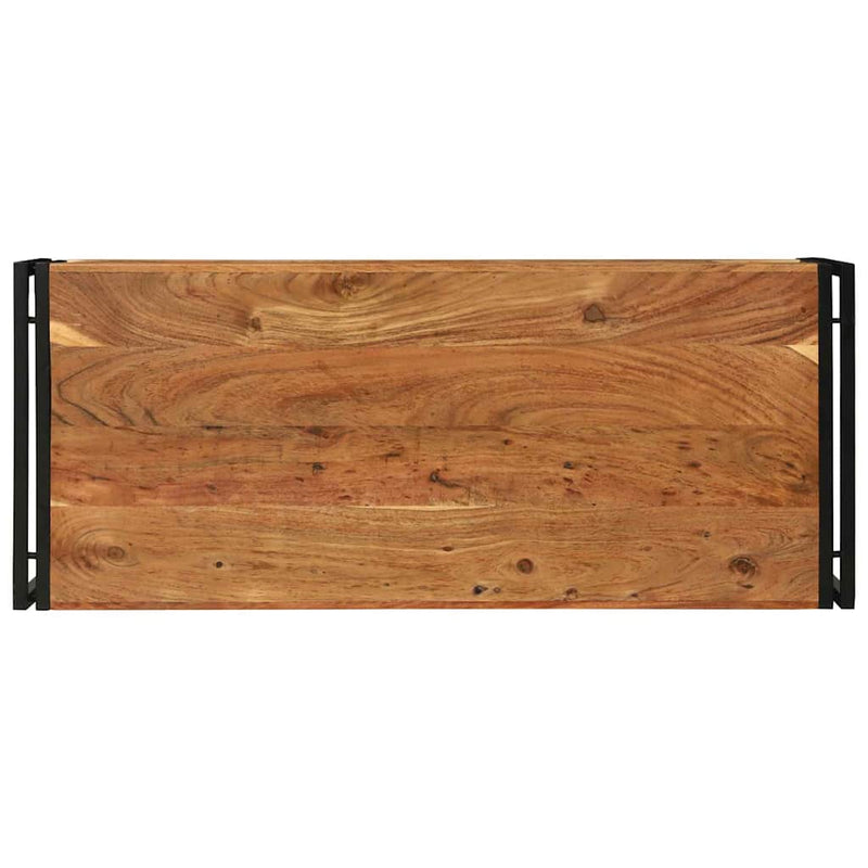 vidaXL Dohányzóasztal Barna 120 x 50 x 38 cm tömör akácfa