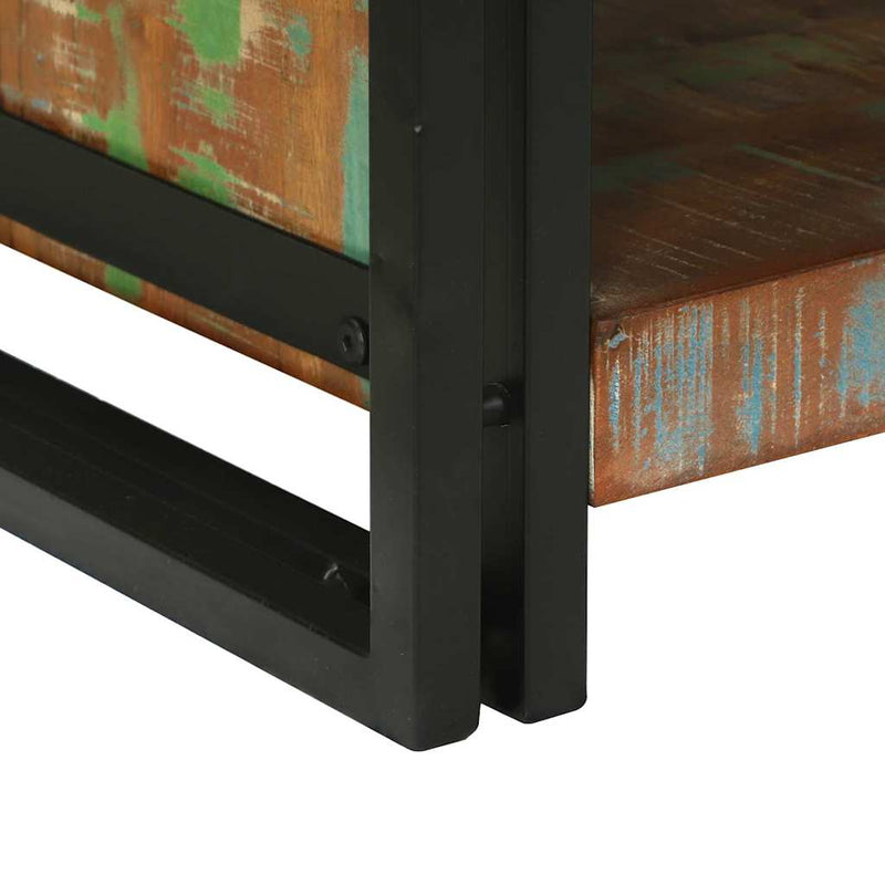 vidaXL Dohányzóasztal Barna 90 x 50 x 38 cm tömör újrahasznosított fa