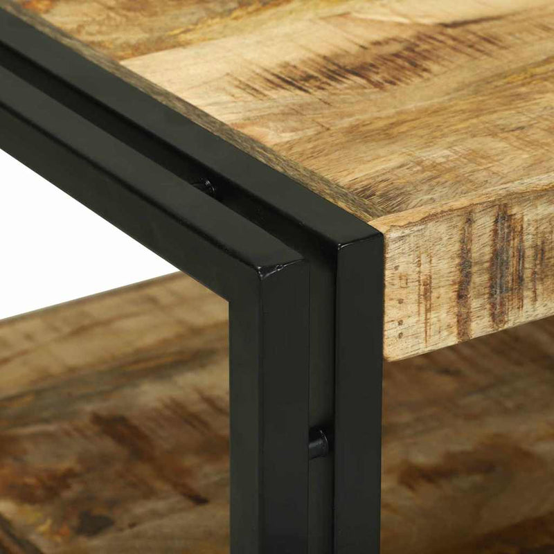 vidaXL Dohányzóasztal Barna 120 x 50 x 38 cm tömör mangófa