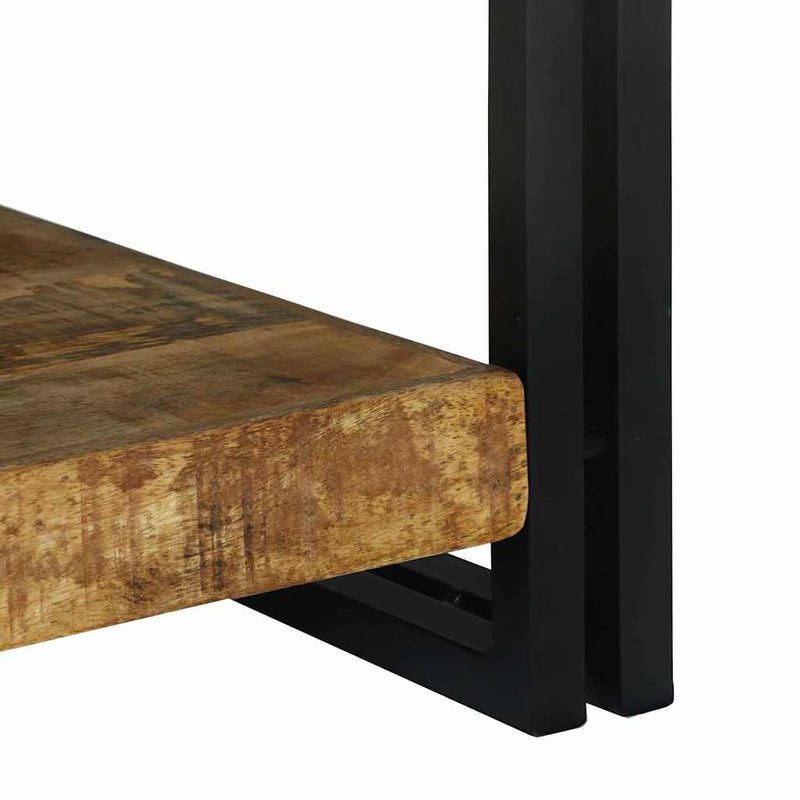 vidaXL Dohányzóasztal Barna 120 x 50 x 38 cm tömör mangófa