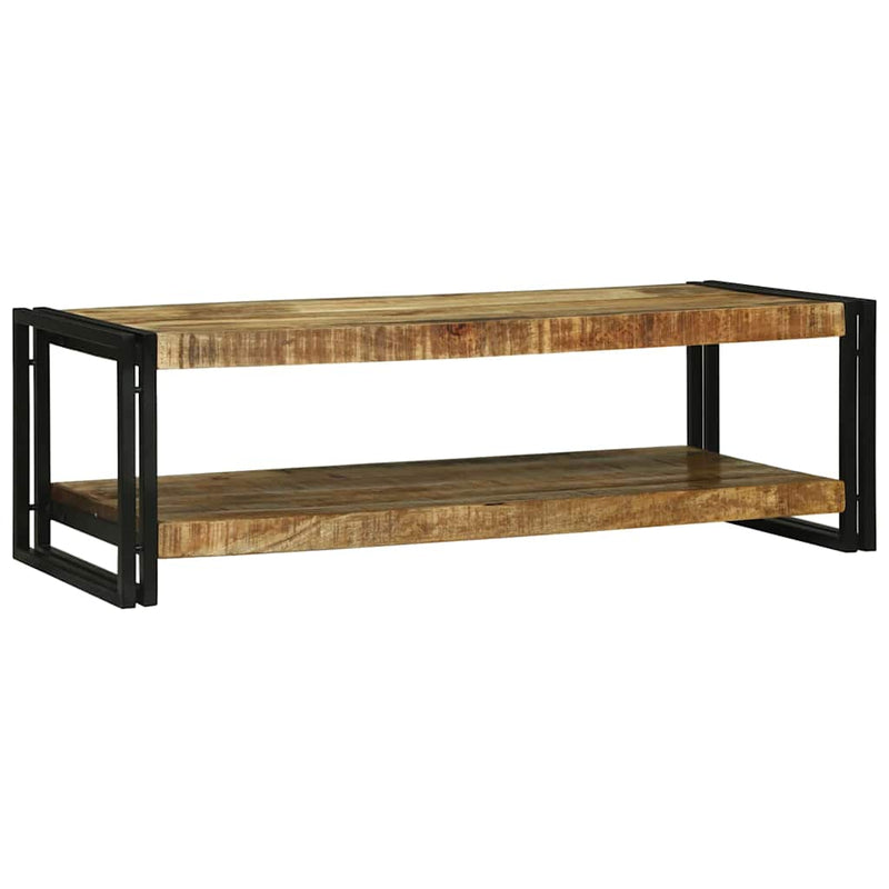 vidaXL Dohányzóasztal Barna 120 x 50 x 38 cm tömör mangófa