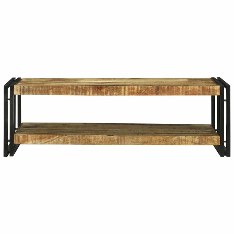 vidaXL Dohányzóasztal Barna 120 x 50 x 38 cm tömör mangófa