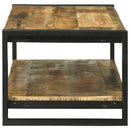 vidaXL Dohányzóasztal Barna 120 x 50 x 38 cm tömör mangófa