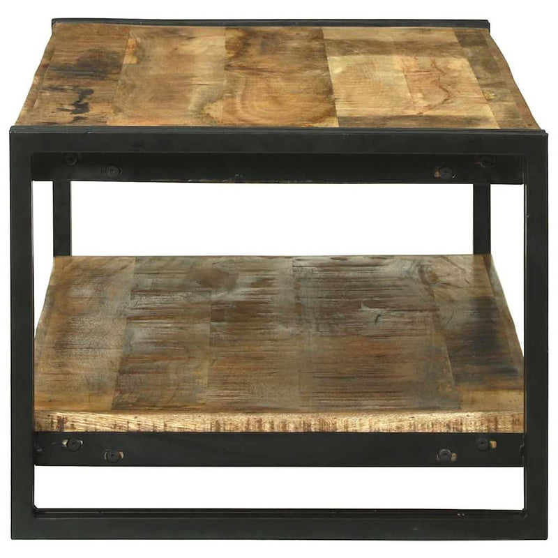 vidaXL Dohányzóasztal Barna 120 x 50 x 38 cm tömör mangófa