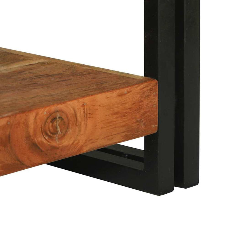vidaXL Dohányzóasztal Barna 120 x 50 x 38 cm tömör akácfa