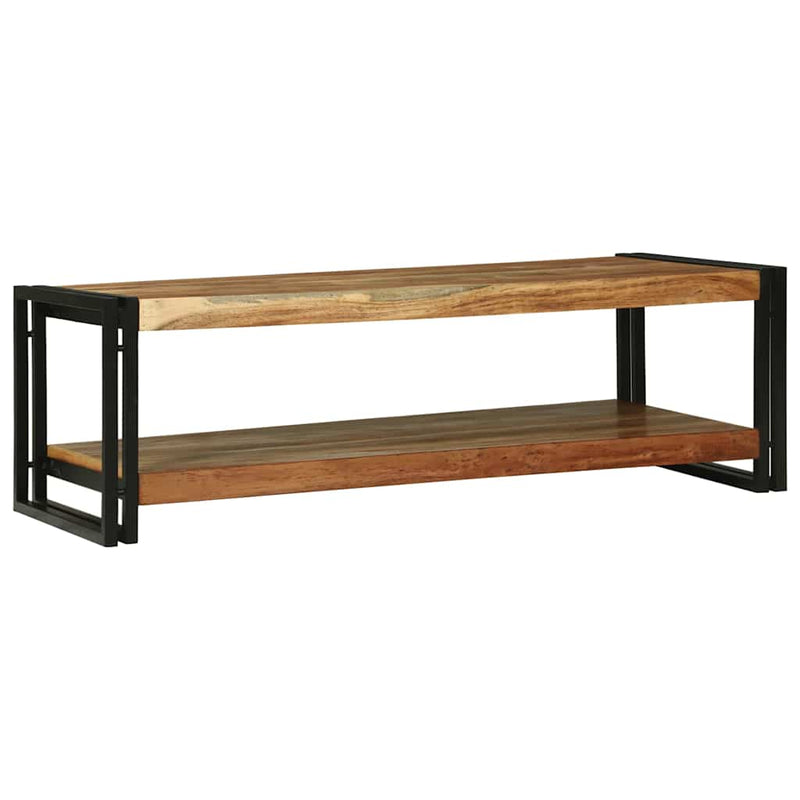 vidaXL Dohányzóasztal Barna 120 x 50 x 38 cm tömör akácfa