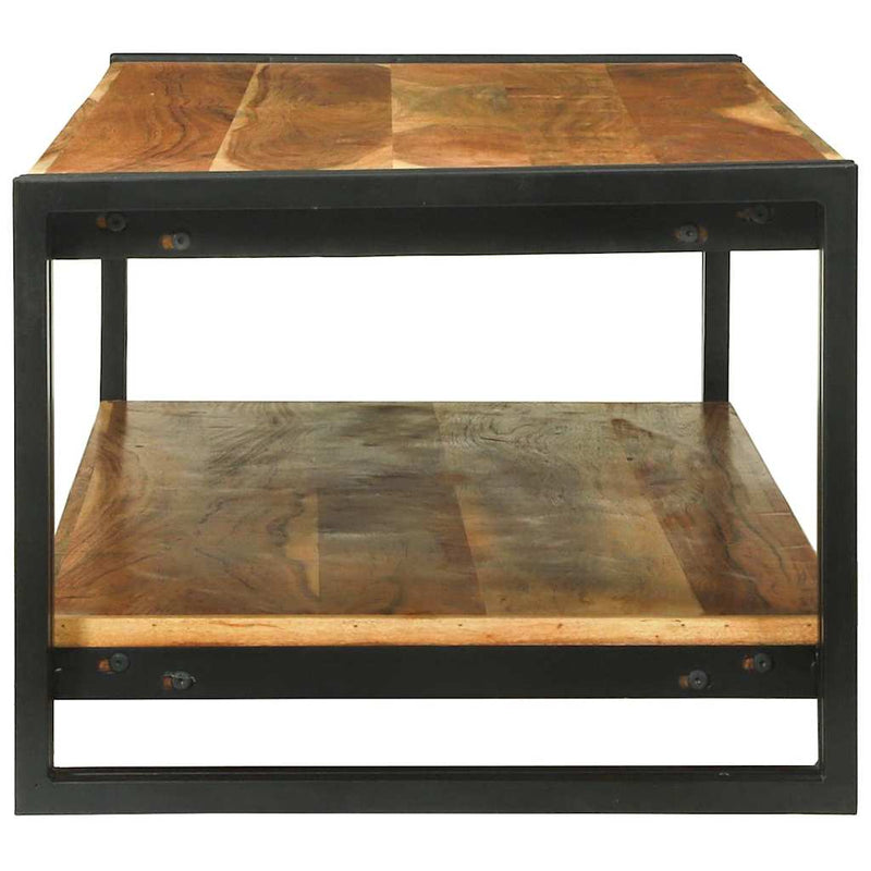 vidaXL Dohányzóasztal Barna 120 x 50 x 38 cm tömör akácfa