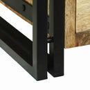 vidaXL Dohányzóasztal Barna 90 x 50 x 38 cm Tömör nyers mangófa