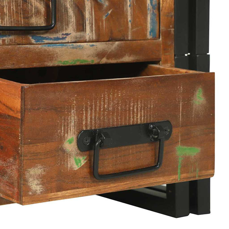 vidaXL Dohányzóasztal Barna 90 x 50 x 38 cm tömör újrahasznosított fa