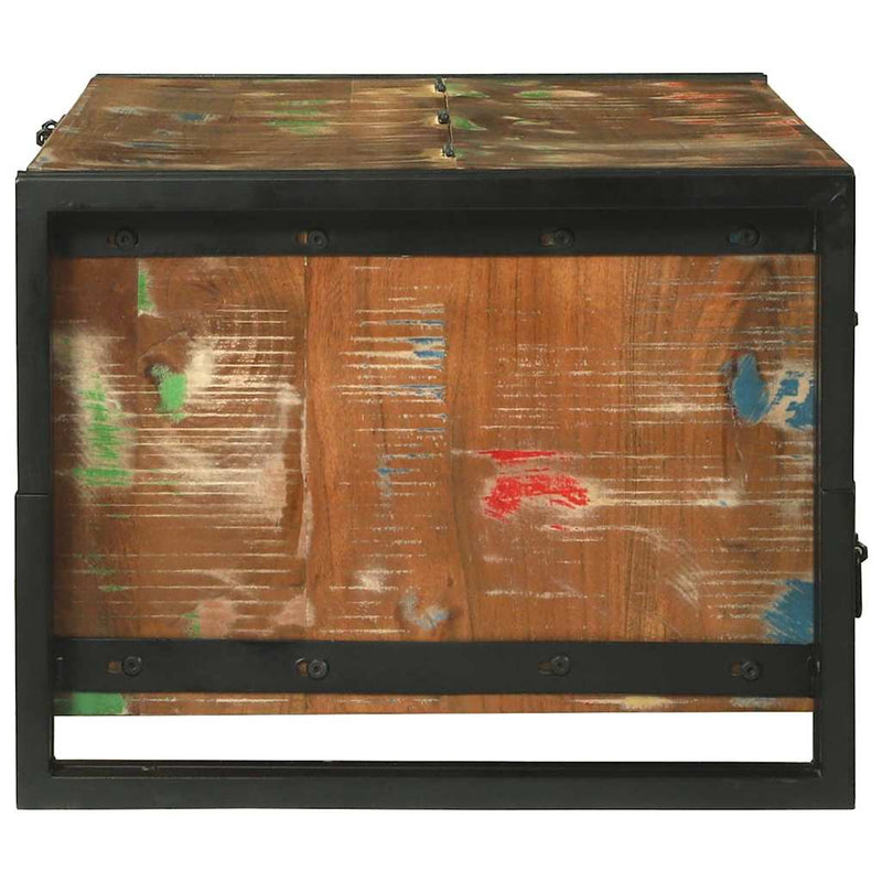 vidaXL Dohányzóasztal Barna 90 x 50 x 38 cm tömör újrahasznosított fa