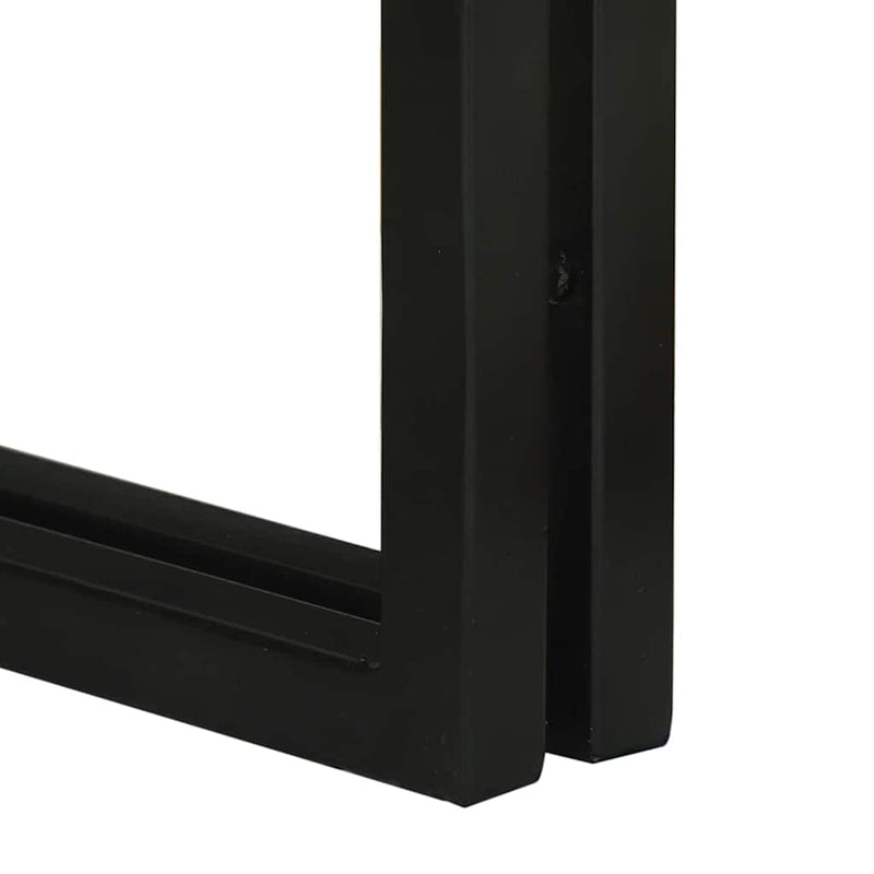 vidaXL Fészekasztal 3 pcs Szilárd akáciaból és fémanyagból