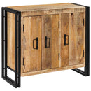vidaXL Széf Barna 80 x 33 x 70 cm tömör mangófa