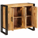 vidaXL Széf Barna 80 x 33 x 70 cm tömör mangófa