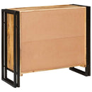 vidaXL Széf Barna 80 x 33 x 70 cm tömör mangófa