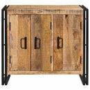 vidaXL Széf Barna 80 x 33 x 70 cm tömör mangófa