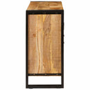 vidaXL Széf Barna 80 x 33 x 70 cm tömör mangófa