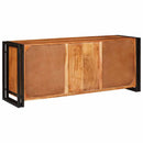 vidaXL TV szekrény polcokkal Barna 120 x 33 x 50 cm tömör akácfa