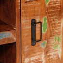 vidaXL TV szekrény Sokszínű 120 x 30 x 50 cm tömör újrahasznosított fa