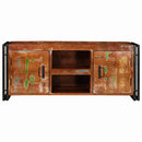 vidaXL TV szekrény Sokszínű 120 x 33 x 50 cm tömör újrahasznosított fa