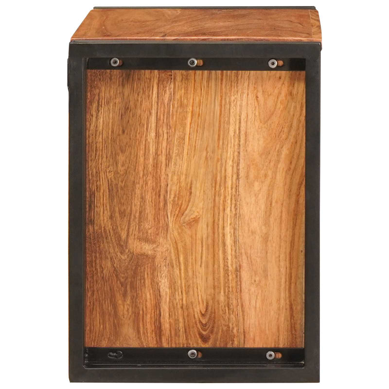 vidaXL Borágas Barna 100 x 45 x 33 cm Tömör Akácfa