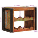 vidaXL Borágas Barna 100 x 45 x 33 cm Szilárd újrahasznosított fa