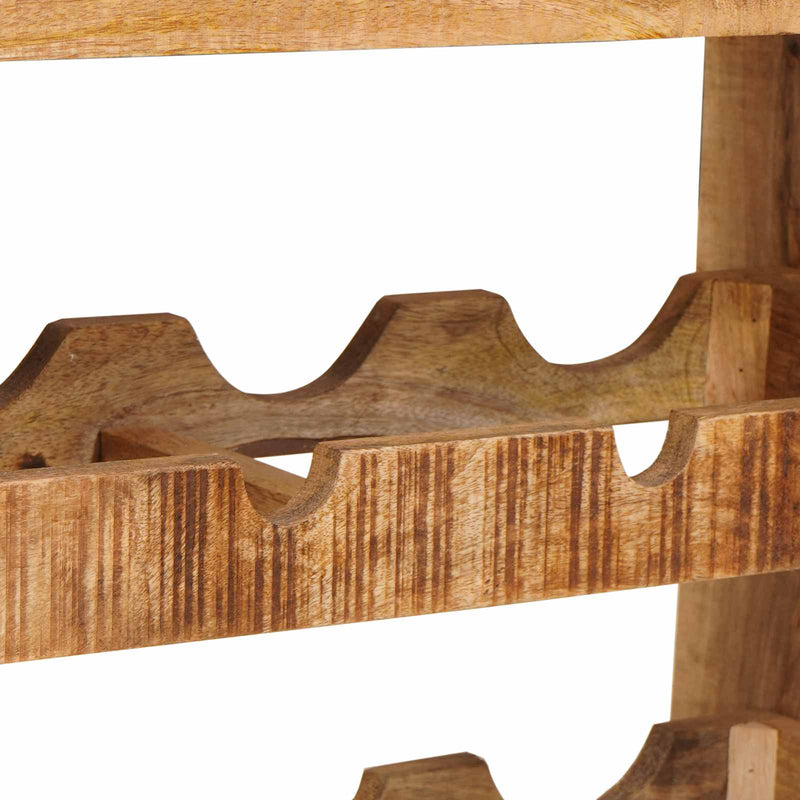 vidaXL Borágas Barna 100 x 45 x 33 cm Tömör Durva Mangófában