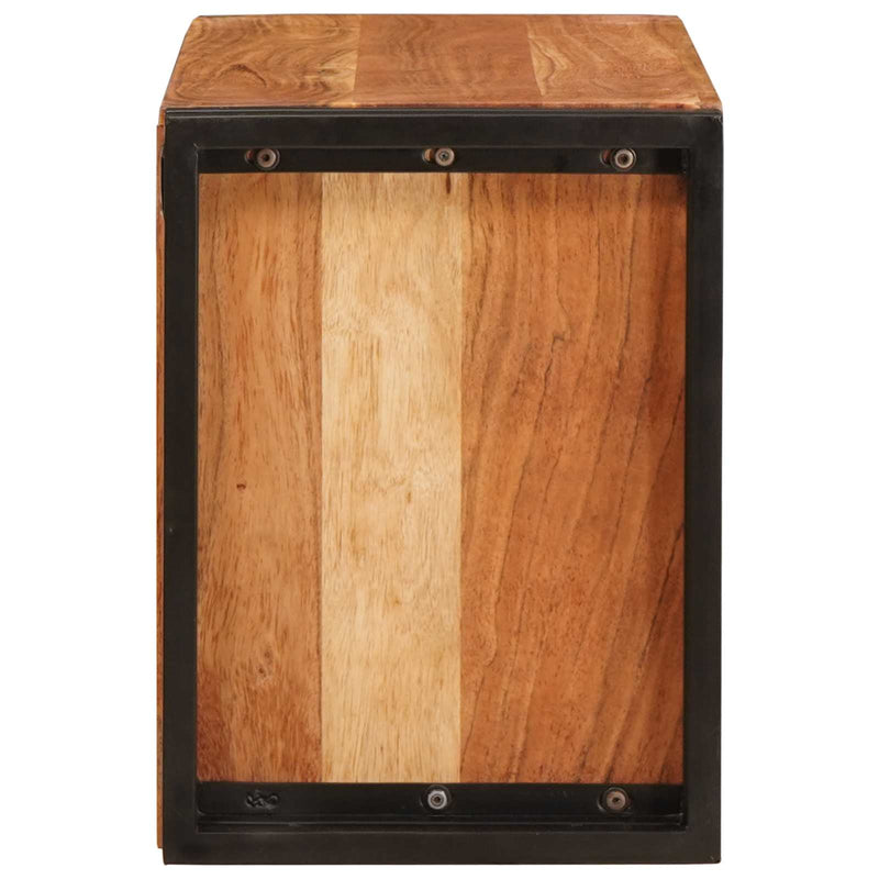 vidaXL Borágas Barna 100 x 45 x 33 cm Tömör Akácfa