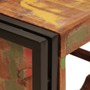 vidaXL Borágas Barna 100 x 45 x 33 cm Szilárd újrahasznosított fa