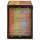 vidaXL Borágas Barna 100 x 45 x 33 cm Szilárd újrahasznosított fa