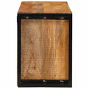 vidaXL Borágas Barna 100 x 45 x 33 cm Tömör Durva Mangófában