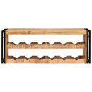 vidaXL Borágas Barna 100 x 45 x 33 cm Tömör Durva Mangófában