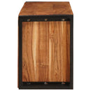 vidaXL Borágas Barna 100 x 45 x 33 cm Tömör Akácfa