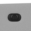 vidaXL felhőszürke szövet elektromos dönthető fotel