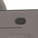 vidaXL tópszínű szövet felállást segítő dönthető fotel