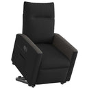 vidaXL elektromos felállást segítő fekete szövet dönthető fotel