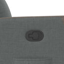 vidaXL sötétszürke szövet felállást segítő dönthető fotel