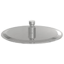 vidaXL kerek rozsdamentes acél esőztető zuhanyrózsa 20 cm