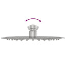 vidaXL kerek rozsdamentes acél esőztető zuhanyrózsa 20 cm