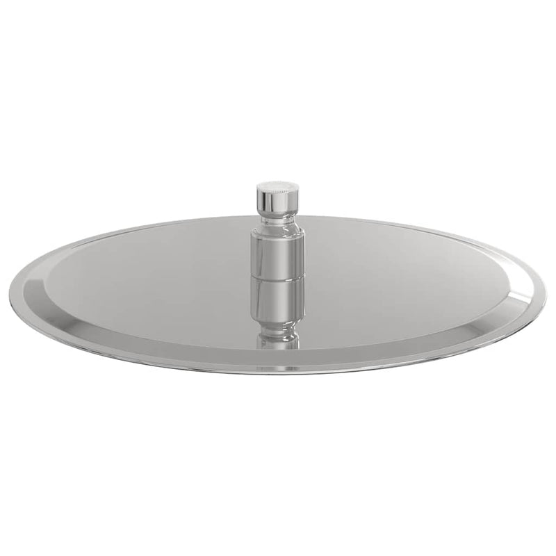 vidaXL kerek rozsdamentes acél esőztető zuhanyrózsa 25 cm