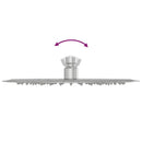 vidaXL kerek rozsdamentes acél esőztető zuhanyrózsa 25 cm