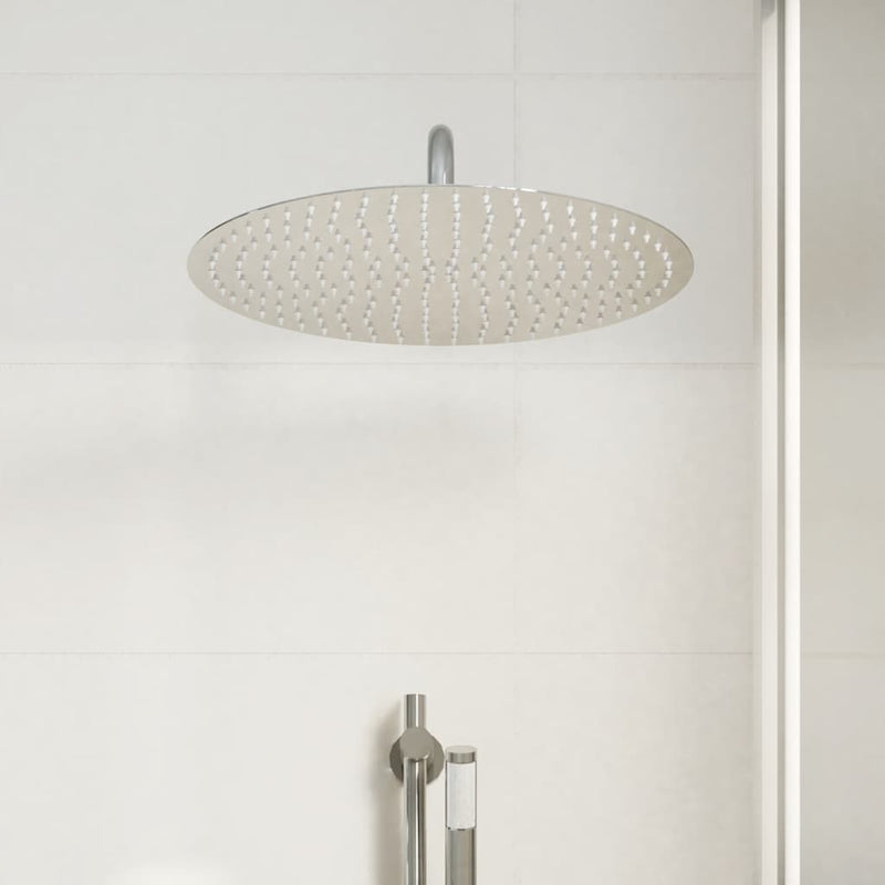 vidaXL kerek rozsdamentes acél esőztető zuhanyrózsa 40 cm