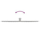 vidaXL kerek rozsdamentes acél esőztető zuhanyrózsa 50 cm