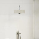 vidaXL négyszögletes rozsdamentes acél esőztető zuhanyrózsa 20x20 cm