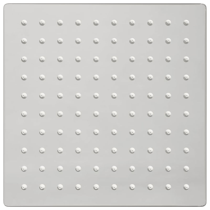 vidaXL négyszögletes rozsdamentes acél esőztető zuhanyrózsa 20x20 cm
