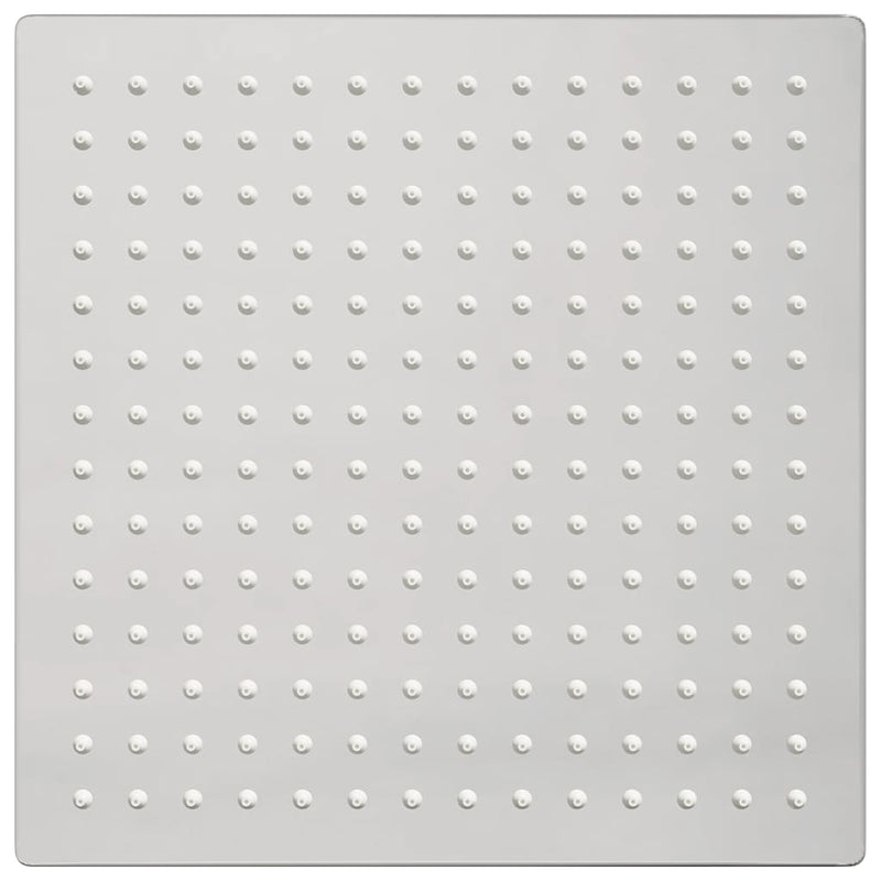 vidaXL négyszögletes rozsdamentes acél esőztető zuhanyrózsa 25x25 cm