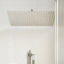 vidaXL négyszögletes rozsdamentes acél esőztető zuhanyrózsa 50x50 cm