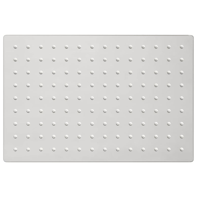 vidaXL négyszögletes rozsdamentes acél esőztető zuhanyrózsa 30x20 cm