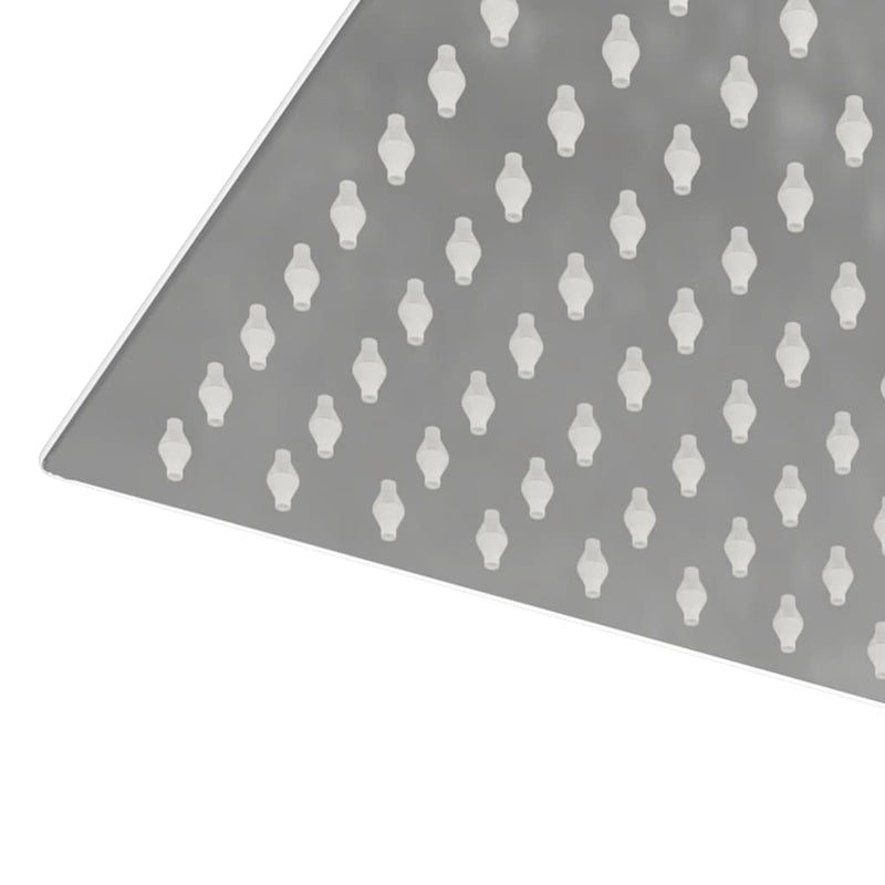 vidaXL négyszögletes rozsdamentes acél esőztető zuhanyrózsa 30x20 cm
